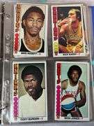 1976-77 Topps Basketball Near Complete Set
