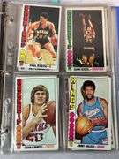 1976-77 Topps Basketball Near Complete Set