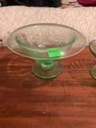 Vintage Uranium Glass Bowls