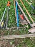 Assortment of Long Handle Tools