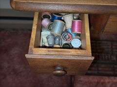 Vintage Singer Sewing Machine Desk