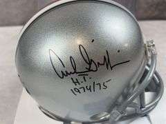 Archie Griffin signed Ohio State mini helmet w/Heisman inscriptions, Archie hologram