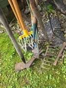 Assortment of Long Handle Gardening Tools