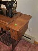 Vintage Singer Sewing Machine Desk