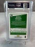 Mike Trout PSA 10 lot of (2) 2020 Topps Chrome and Donruss Optic