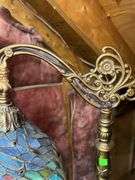 Vintage Tiffany Style Twisted Stain Glass Floor Lamp