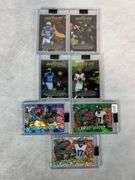 (7) card encased lot Bijan, Puka, McConkey, Dickerson +++