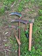Hand Sickles and Axe