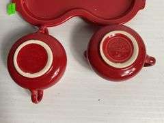 (2) Fiesta Ware Creamer Pitcher Sets