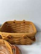 (3) Longaberger Woven Baskets
