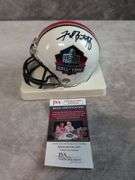 Fred Biletnikoff Signed Hall of Fame Mini Football Helmet - JSA