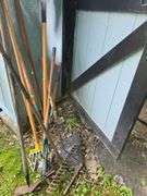 Assortment of Long Handle Gardening Tools