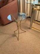 SMALL GLSS TOP END TABLE