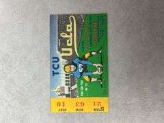 1952 UCLA vs TCU Program & Stub - 1952 USC vs Washington Program