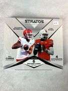 2025 Pulse Stratos Football Hobby Box sealed all #'d to /50 or less