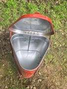 Vintage Metal Waste Can Model #906-FL