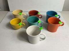 (7) Fiesta Coffee Mugs
