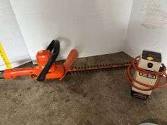Black and Decker 16” Hedge Trimmer and Black and Decker Drill Bit Sharpener