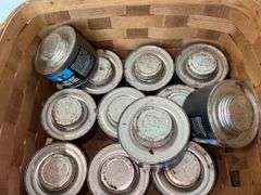 Basket of Sterno Cans