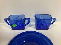 Cobalt Creamer and Sugarer, Cobalt