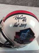 Ray Guy Signed Hall of Fame Mini Football Helmet - JSA