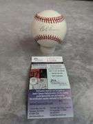 Bob Lemon signed baseball, JSA