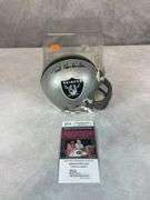 Ted Hendricks signed Oakland Raiders, mini helmet, JSA