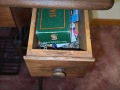 Vintage Singer Sewing Machine Desk