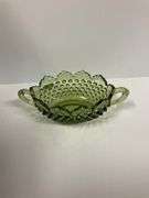 Fenton Colonial Green Glass Bowl