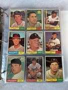 1961 Topps Baseball Cards - 509 of 587 w/ 35 High Numbers - All Cards Appear to be Trimmed