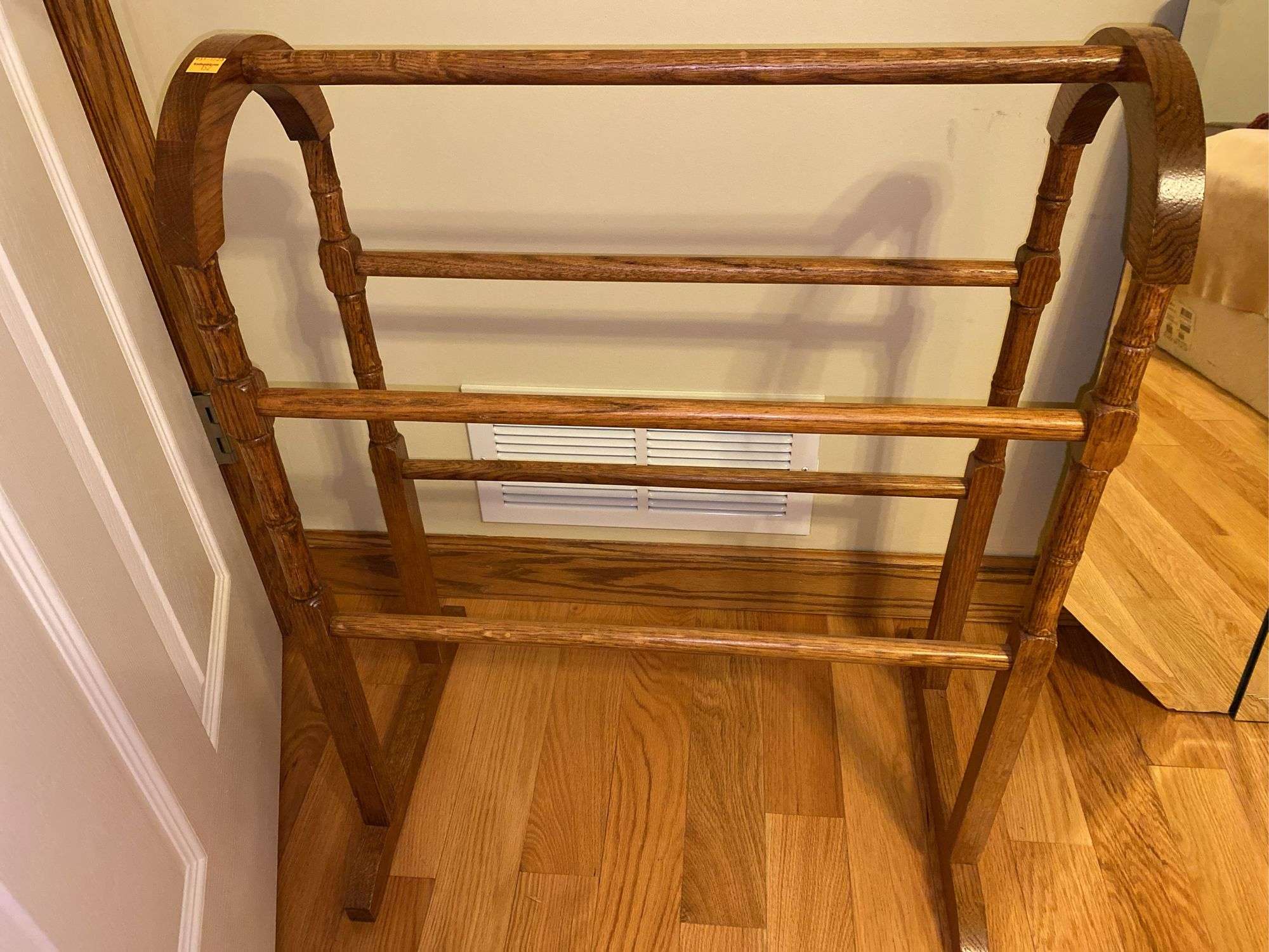 Oak Quilt Rack