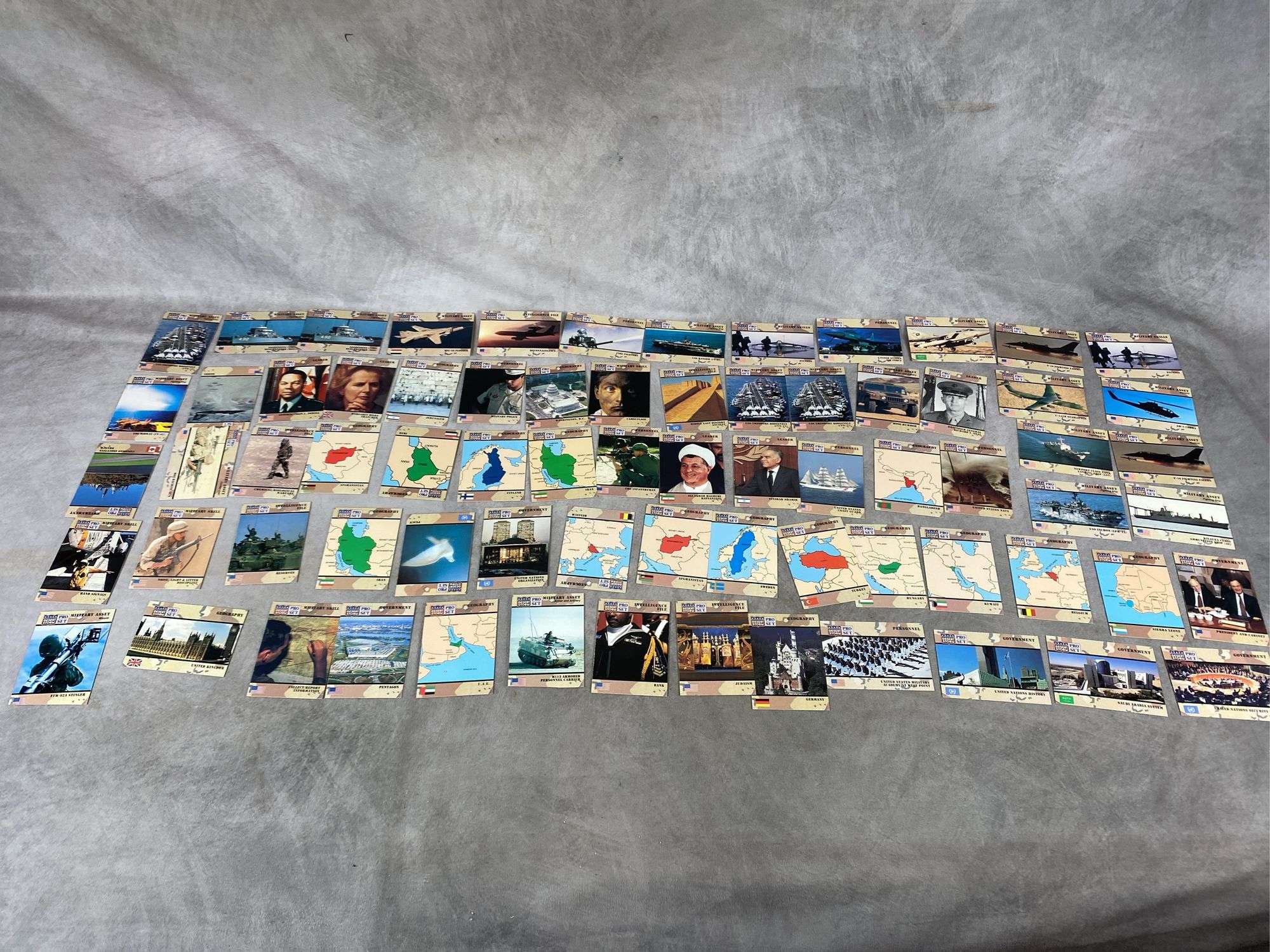 1991 Pro Set Desert Storm Trading Cards