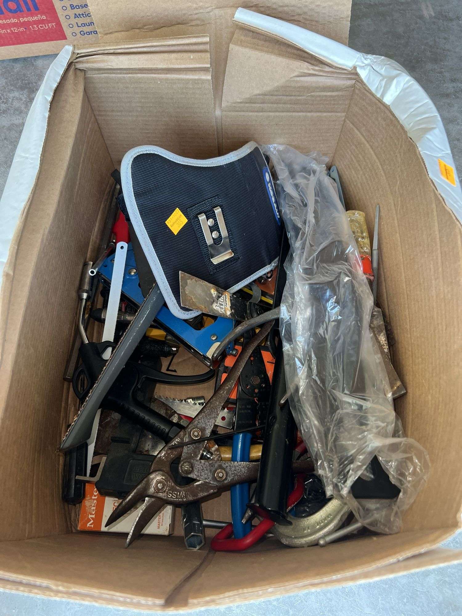 Box of Assorted Tools