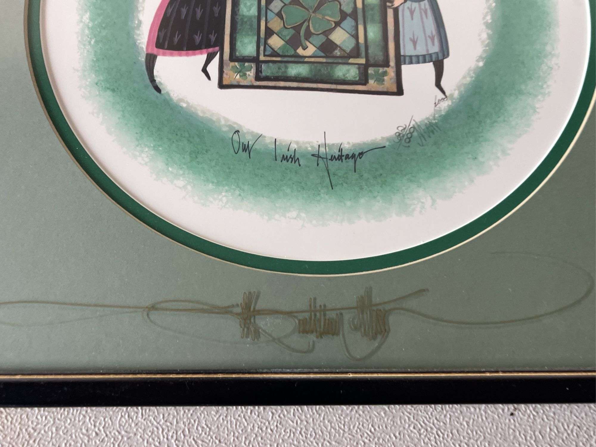 2000 P. Buckley Moss Our Irish Heritage 682/1000 Signed Lithograph
