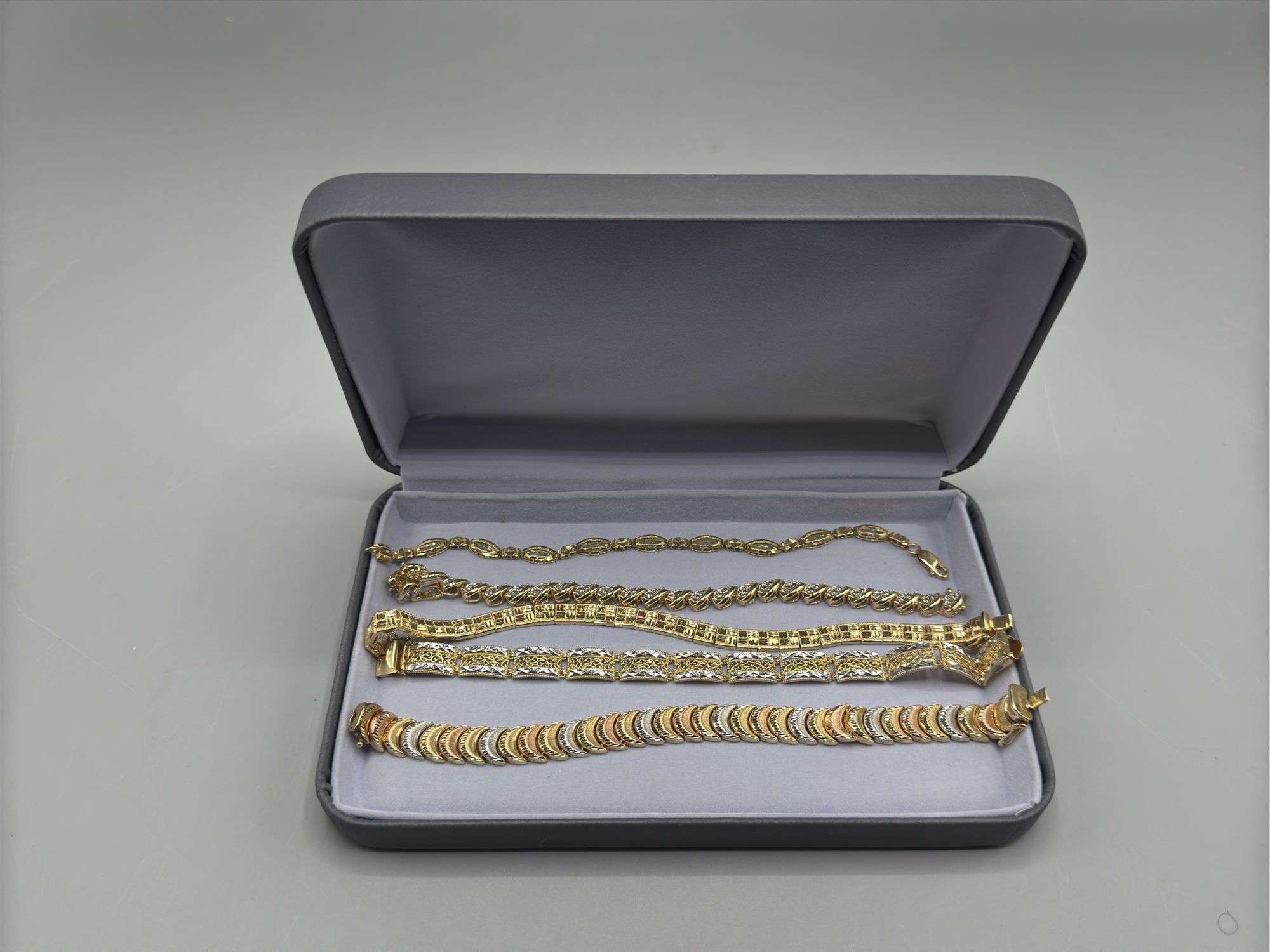 VARIETY OF GOLD (14K & 10K) BRACELETS