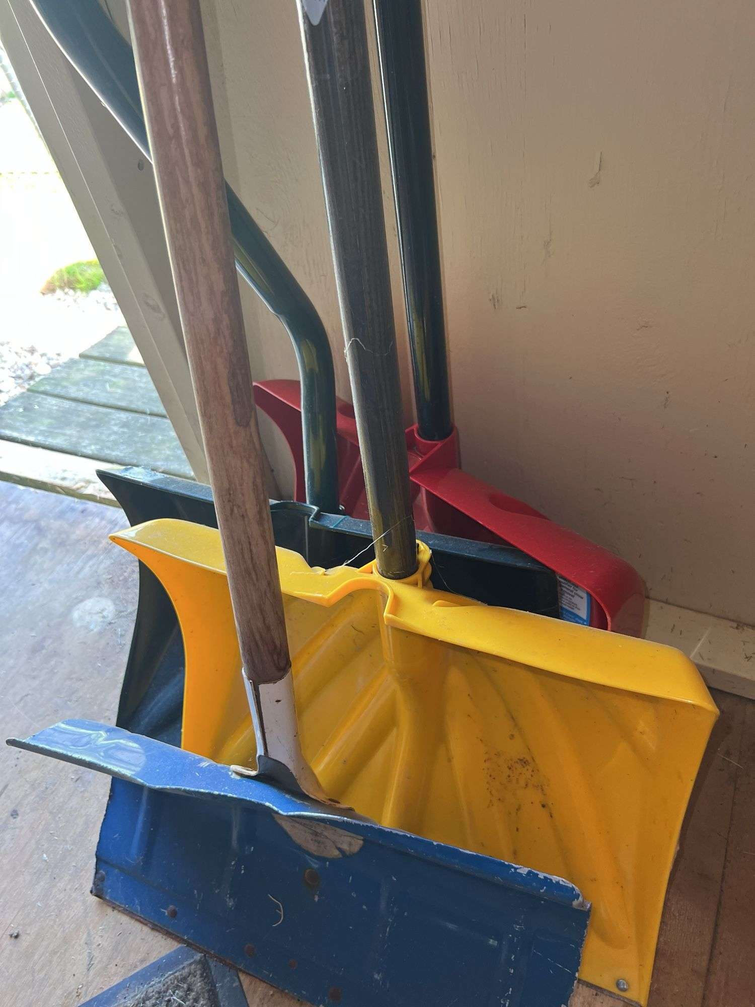 (4) Snow Shovels
