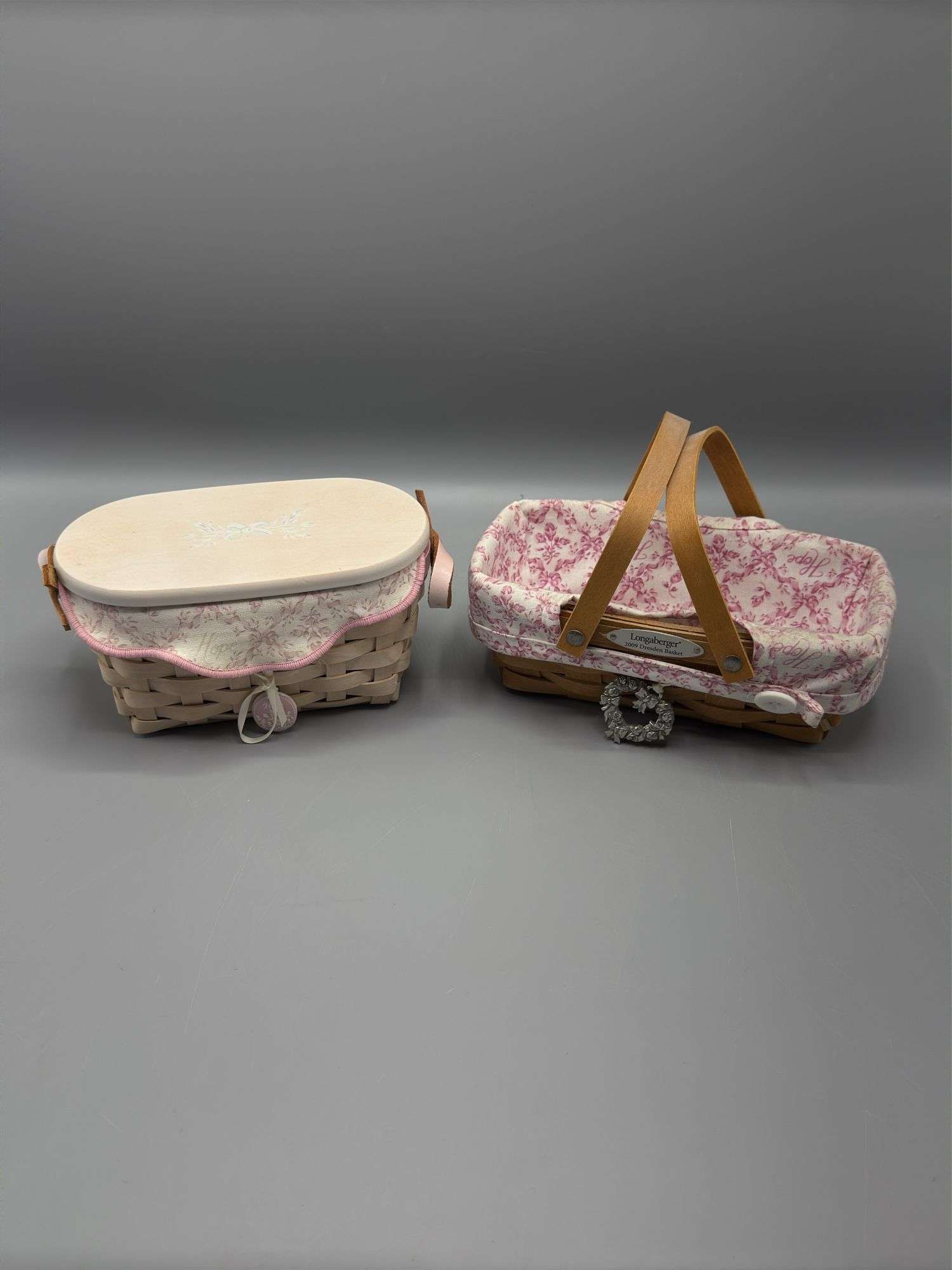 PAIR OF SMALL LONGABERGER BASKET