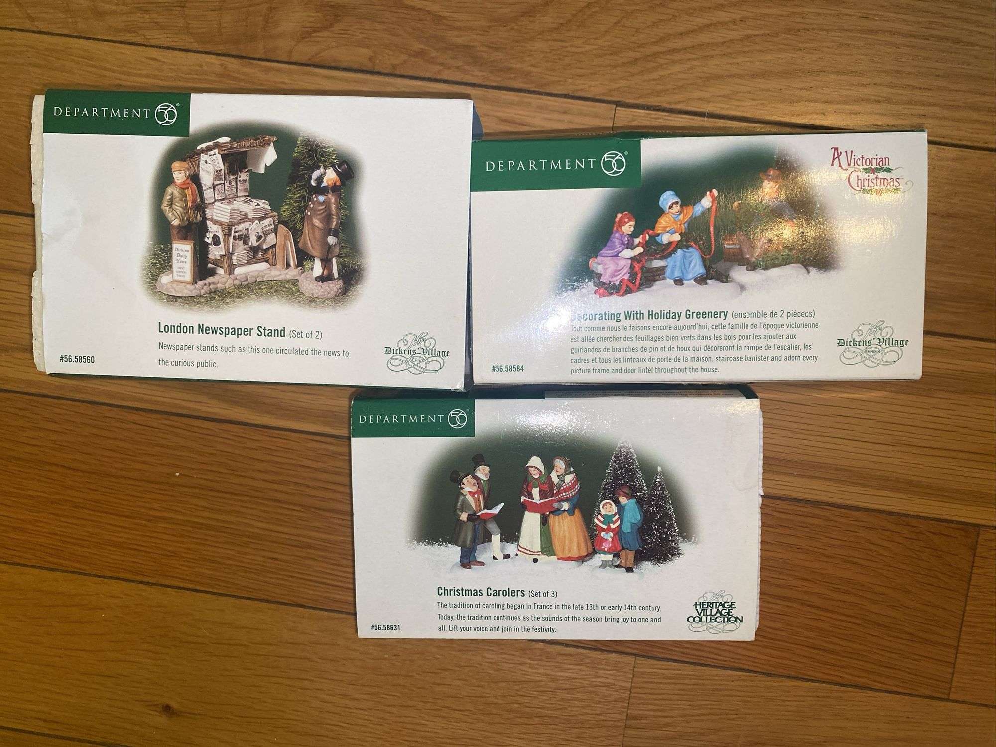 Assortment of Department 56 Christmas Scenes