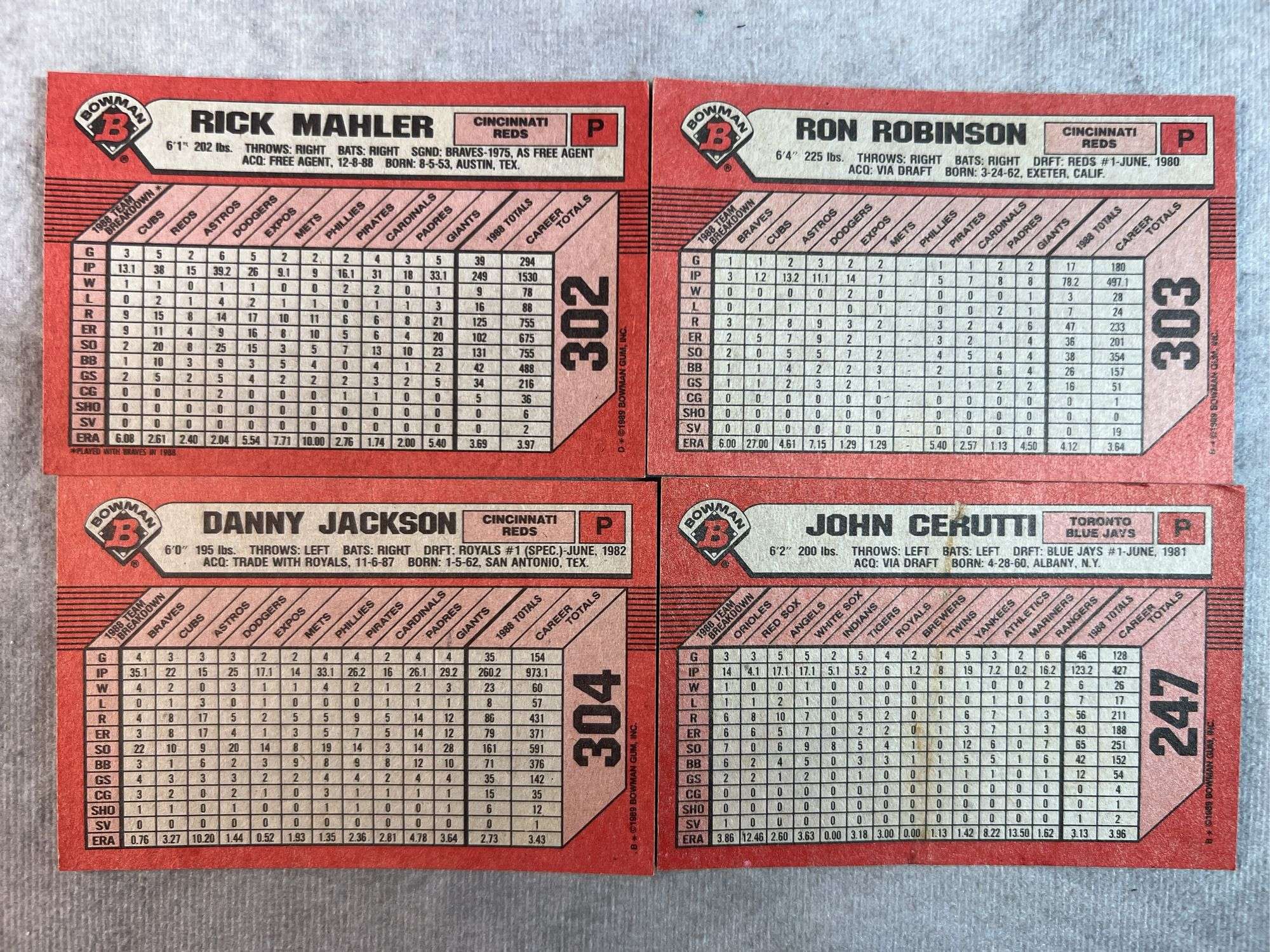 Bowman Baseball Cards