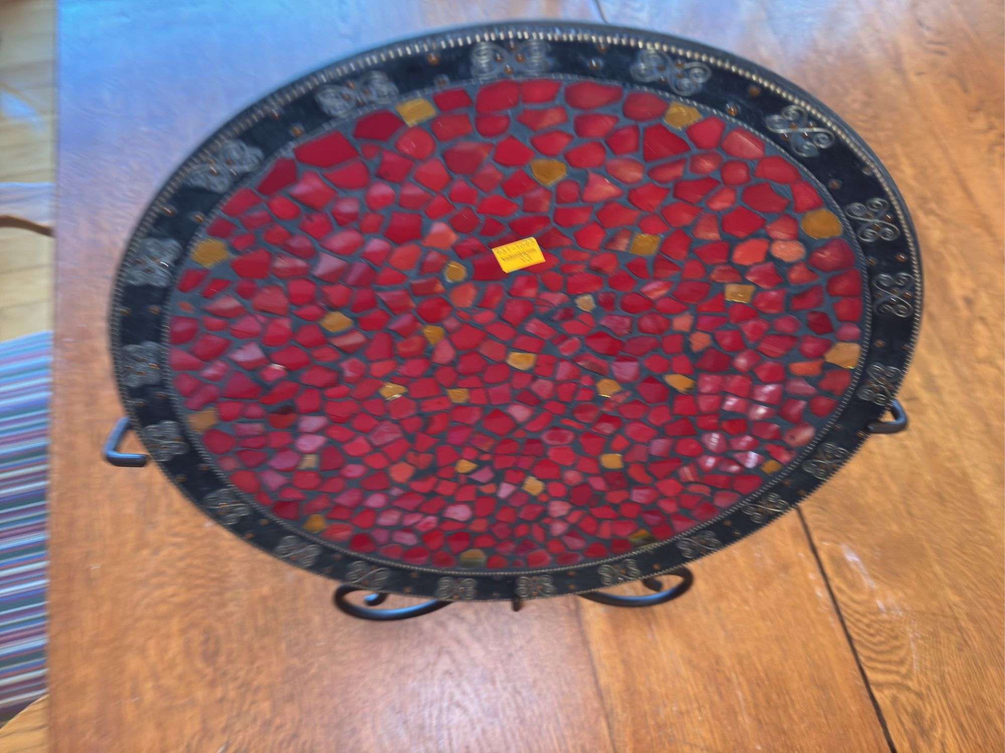 Vintage Handmade Mosaic Plate