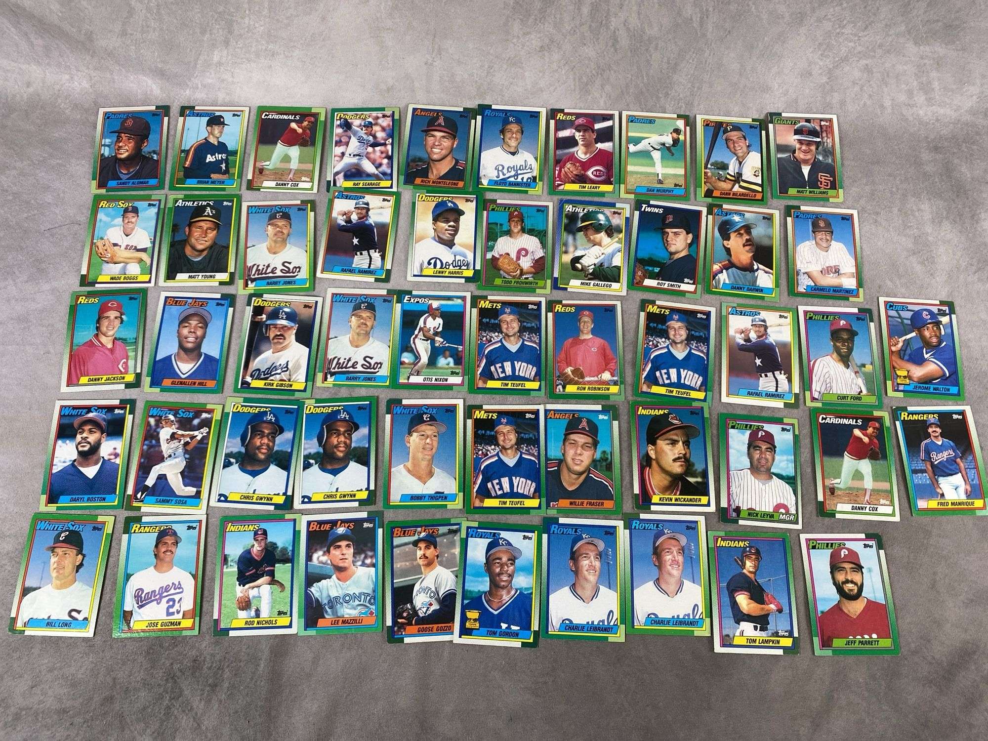 1990 Topps Baseball Cards