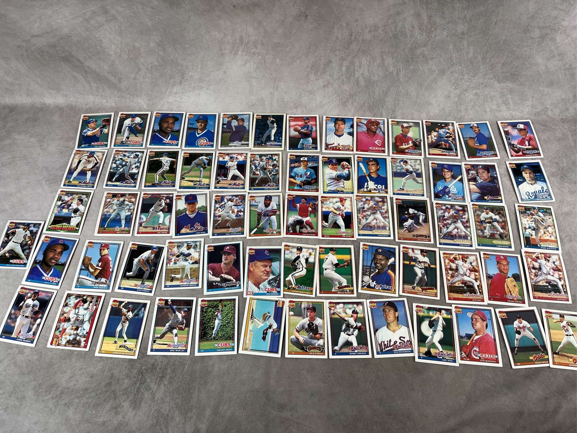 1991 Topps 40 Years of Baseball, Baseball Cards