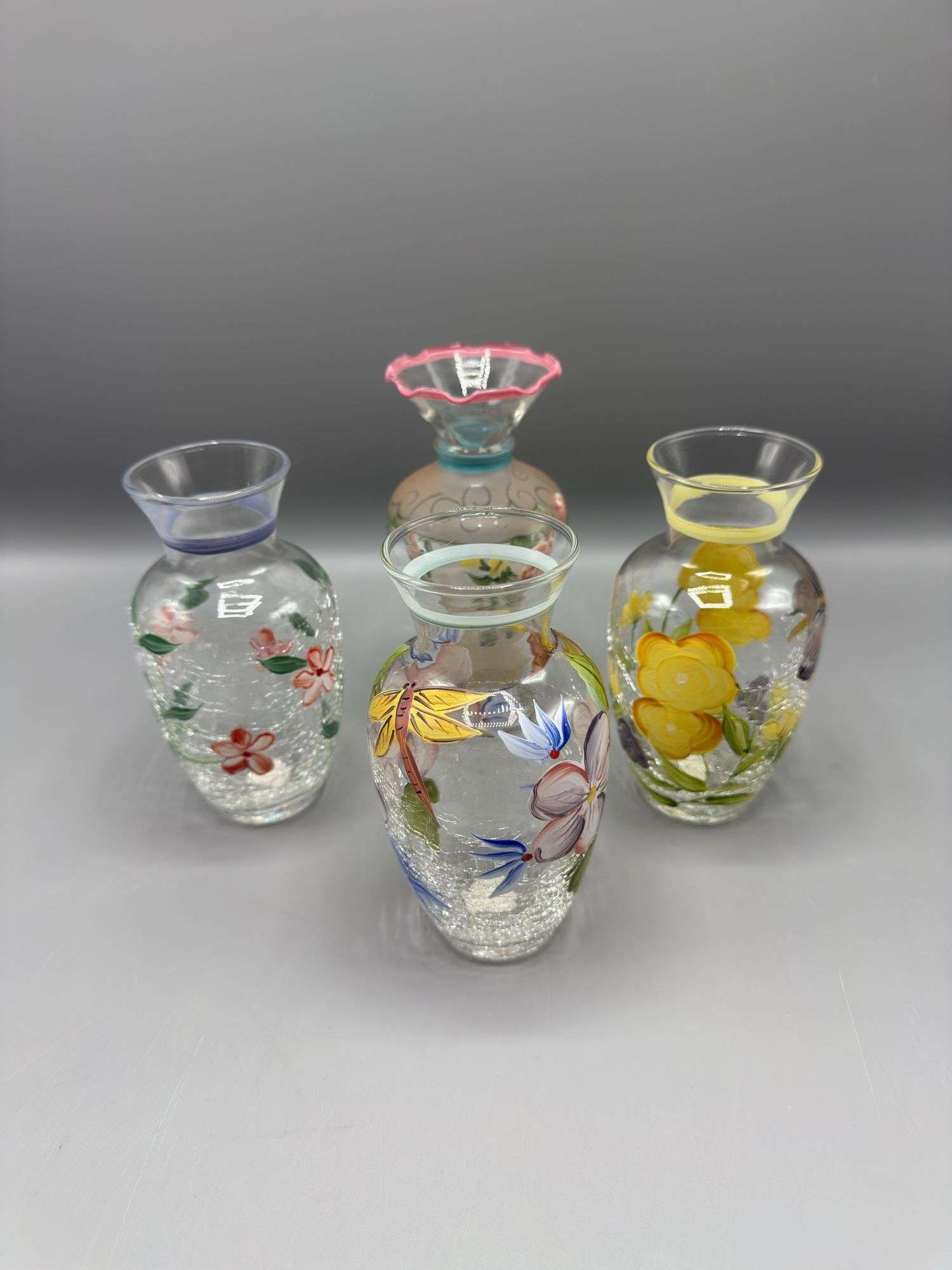 FIFTH AVE CRYSTAL CO. VASES