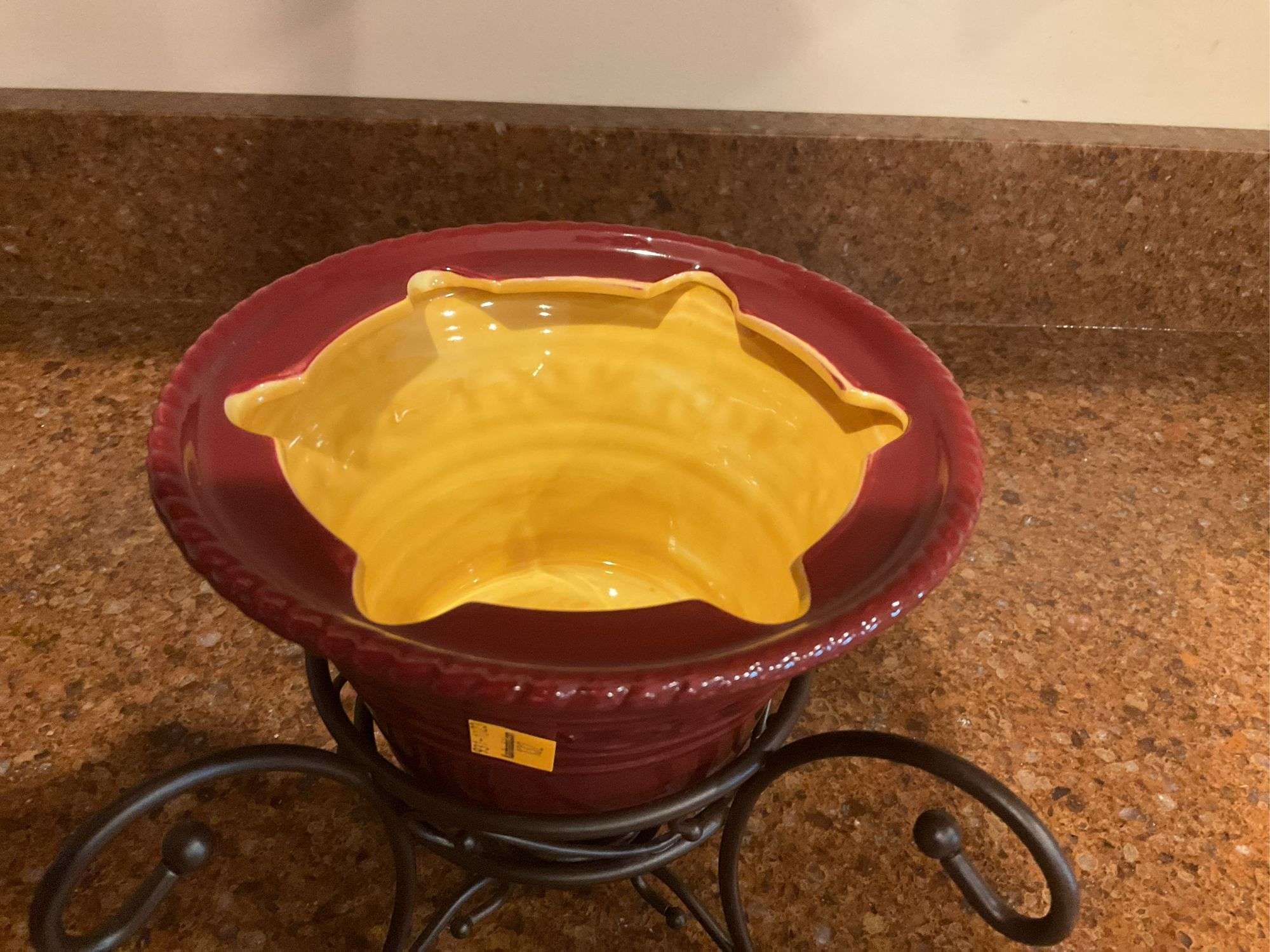 Home and Garden Party Stoneware Fondu Pot