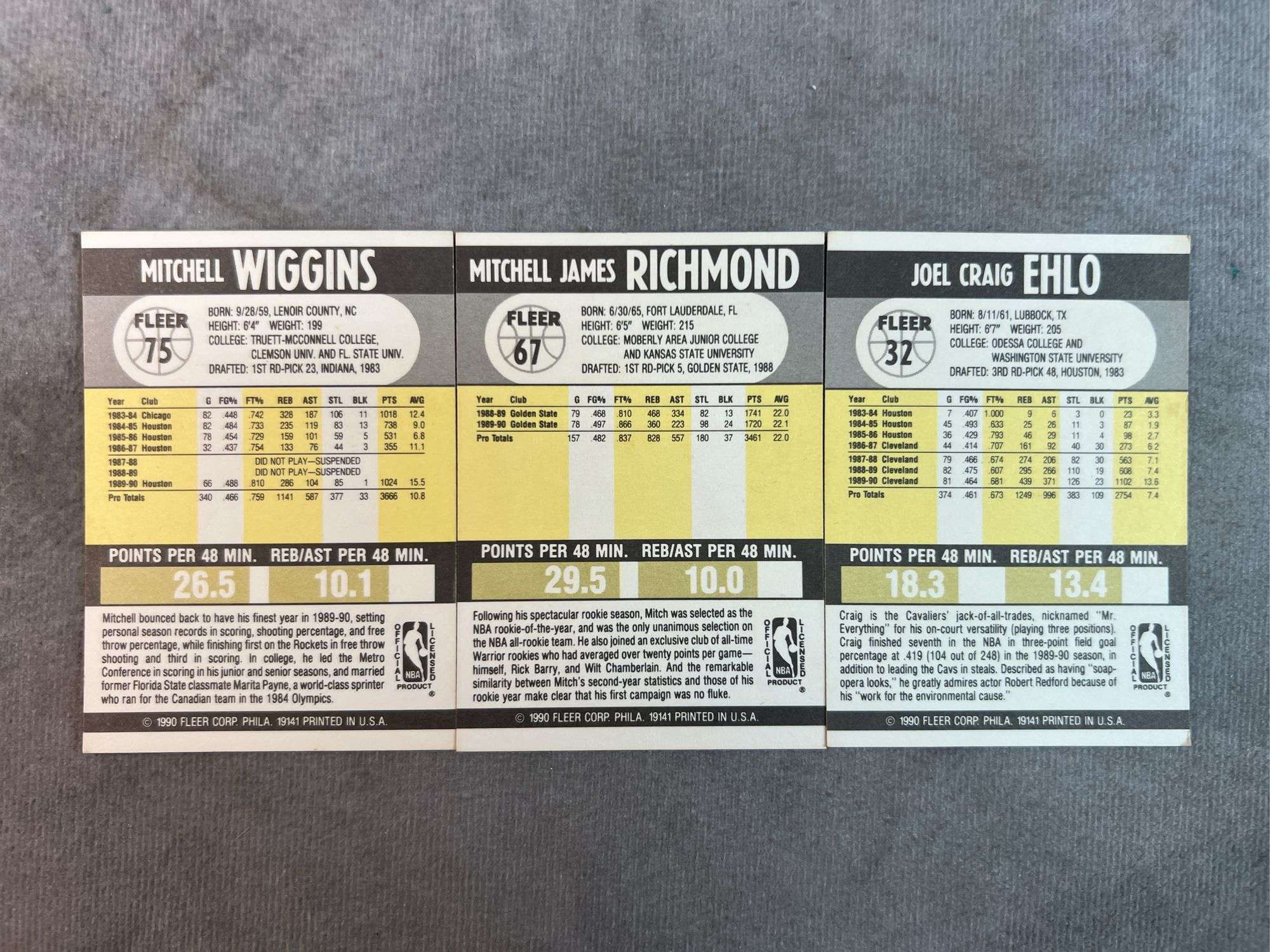 1990 Fleer Basketball Cards