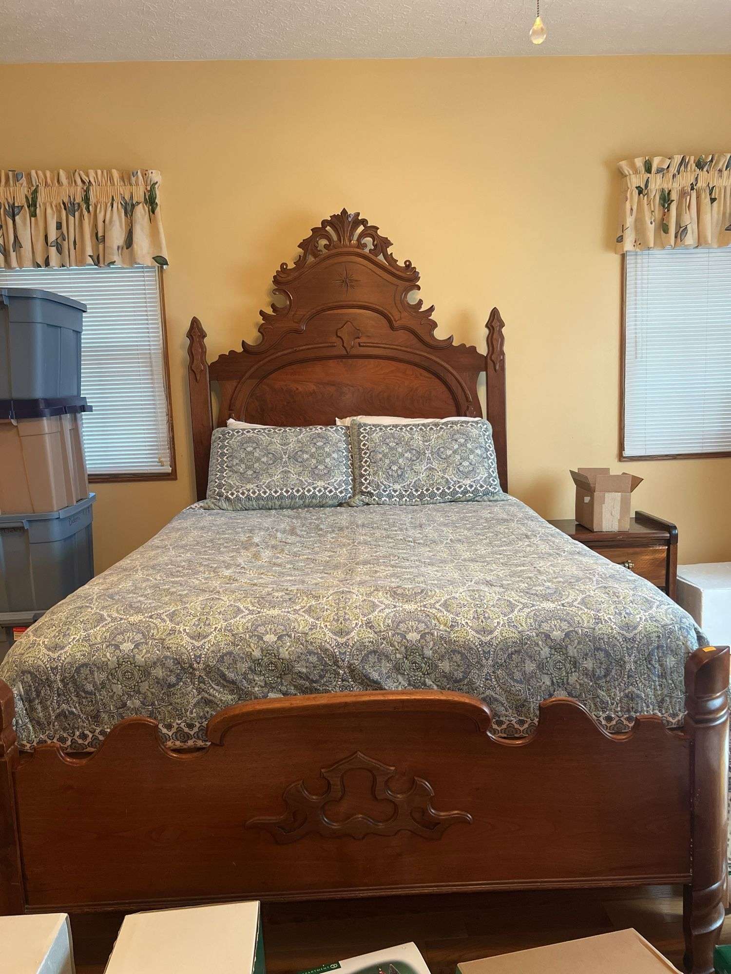 Antique Wooden Bed Frame