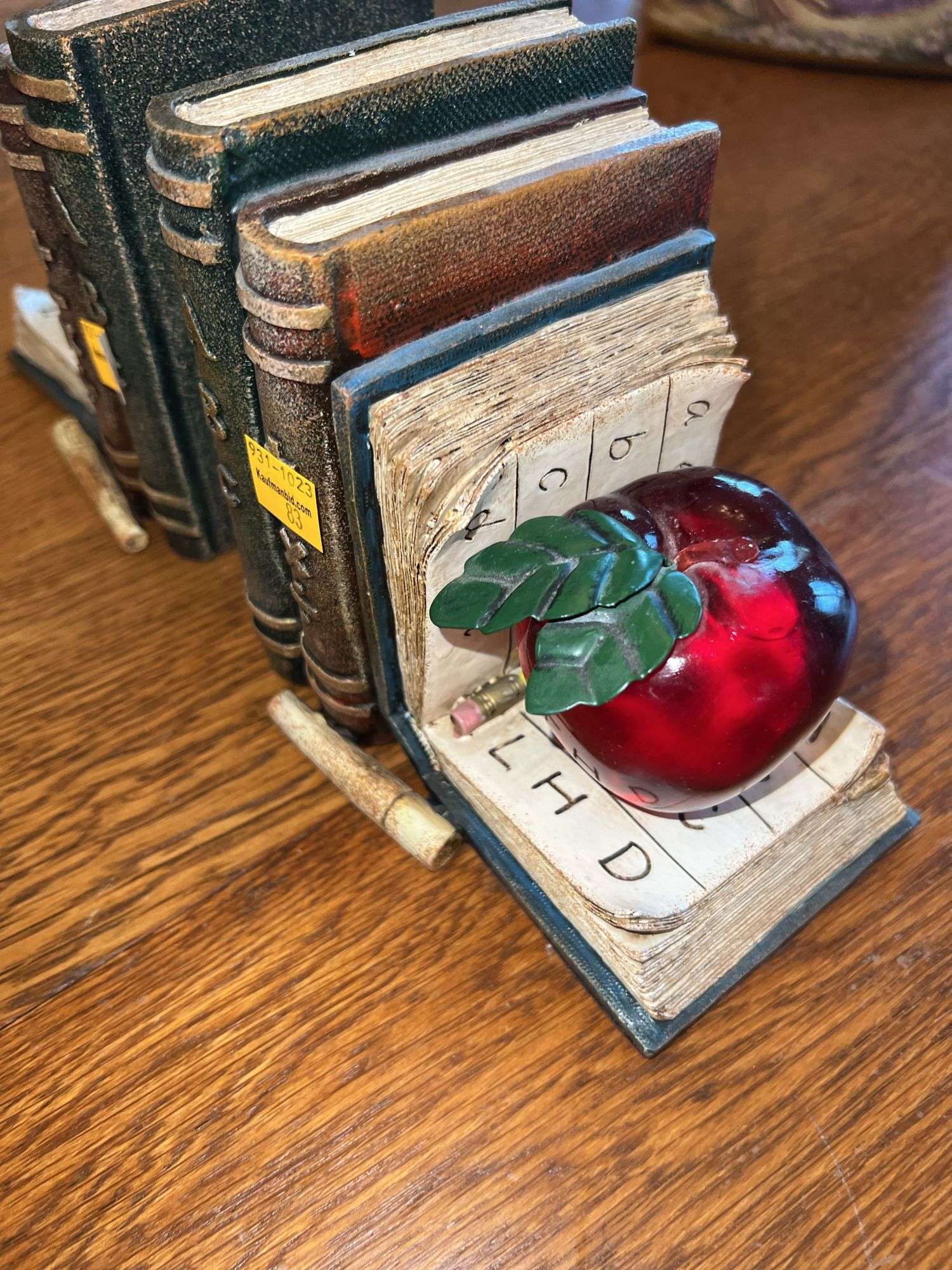Apple Book Bookends