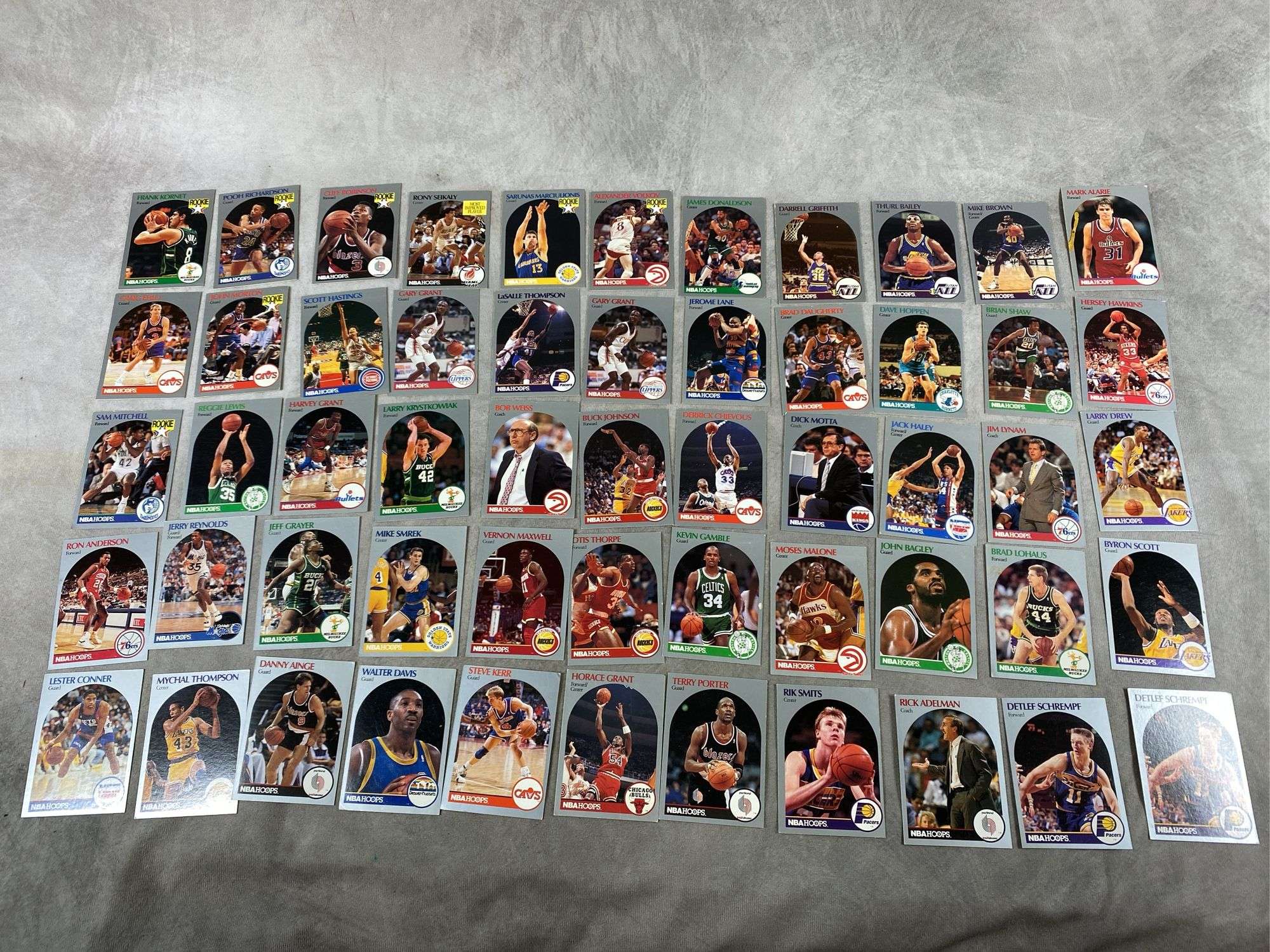 NBA Hoops Basketball Cards, Some Rookies