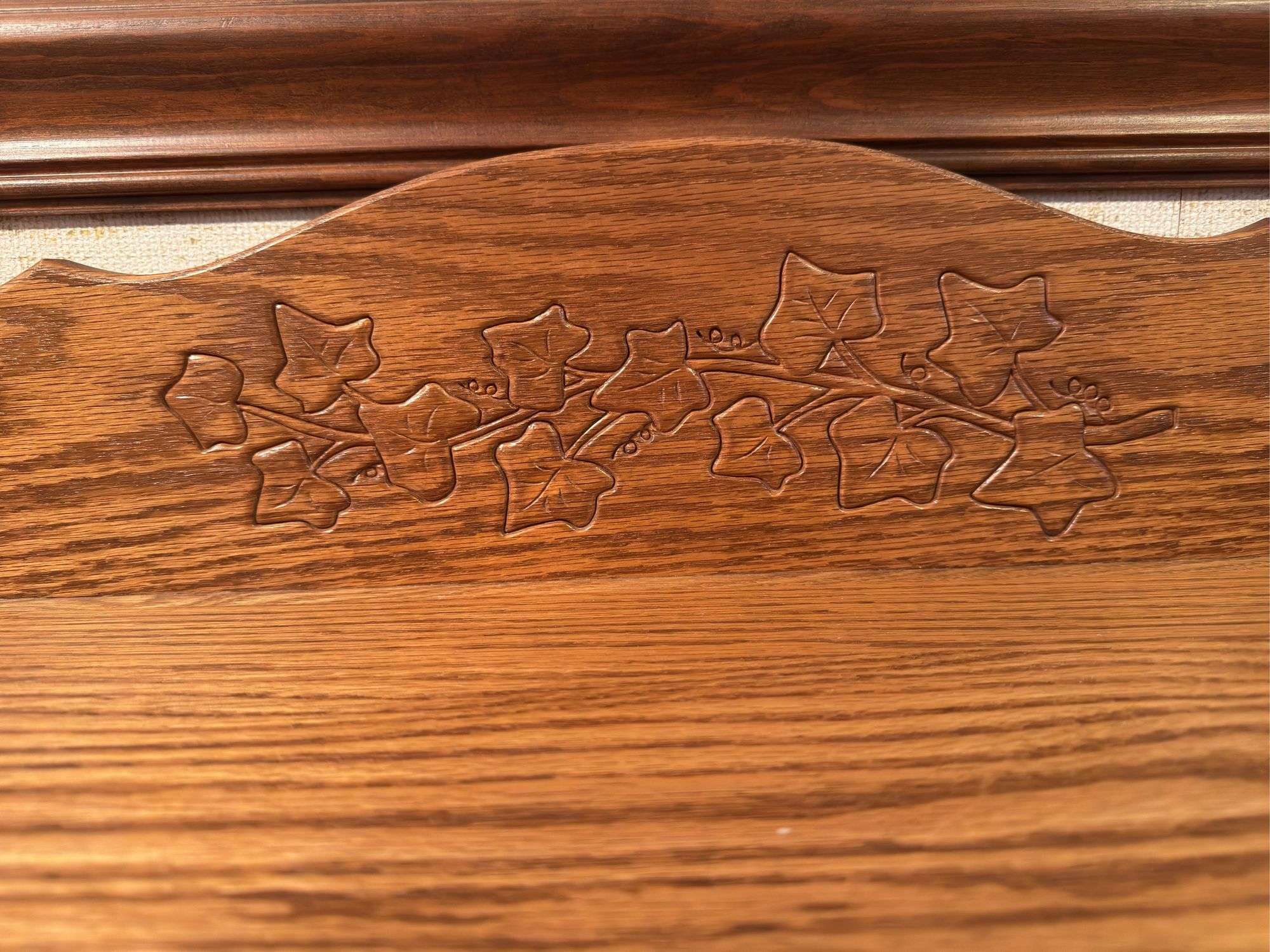 SOLID OAK HALL TABLE 15” x 31”