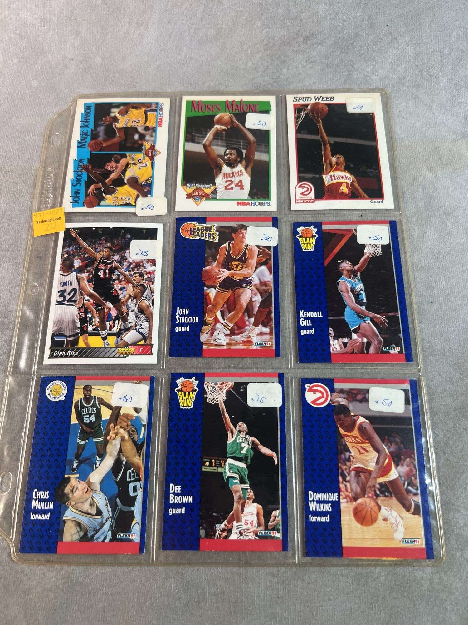 9 Basketball Cards